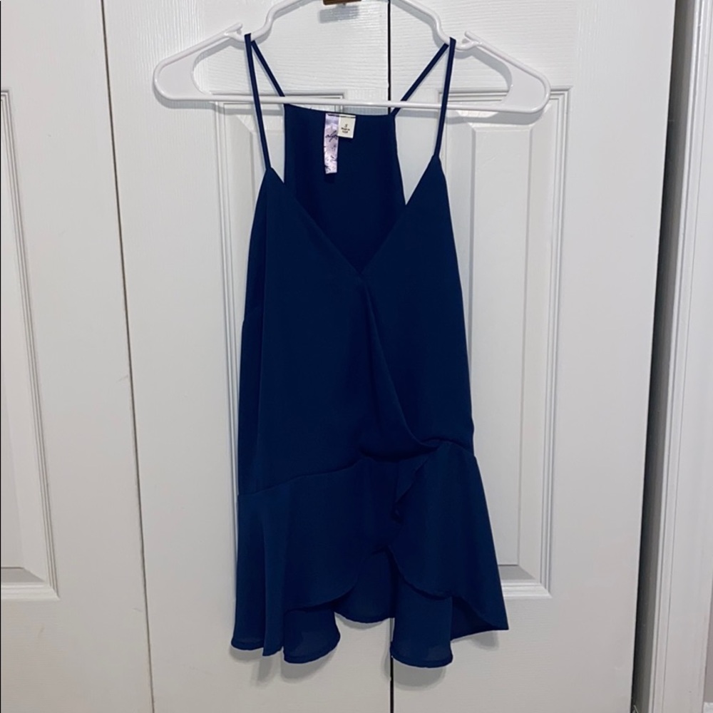 Flounce Tank Blouse
